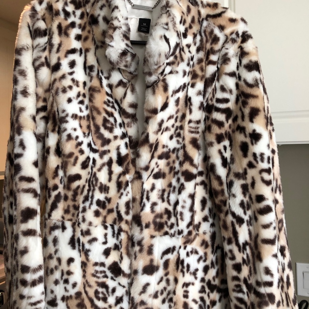 White House Black Market Faux Fur